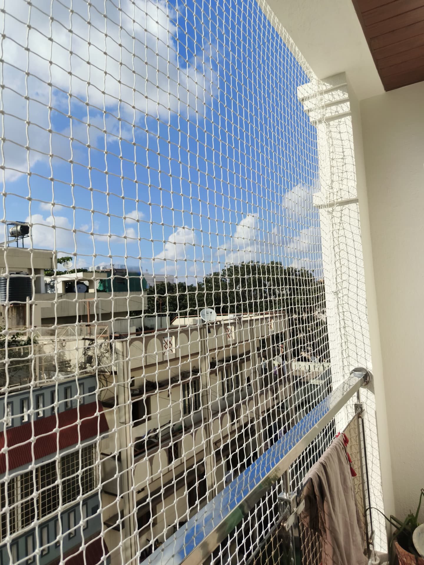 Professional balcony safety nets installation photo 2 in Keesara