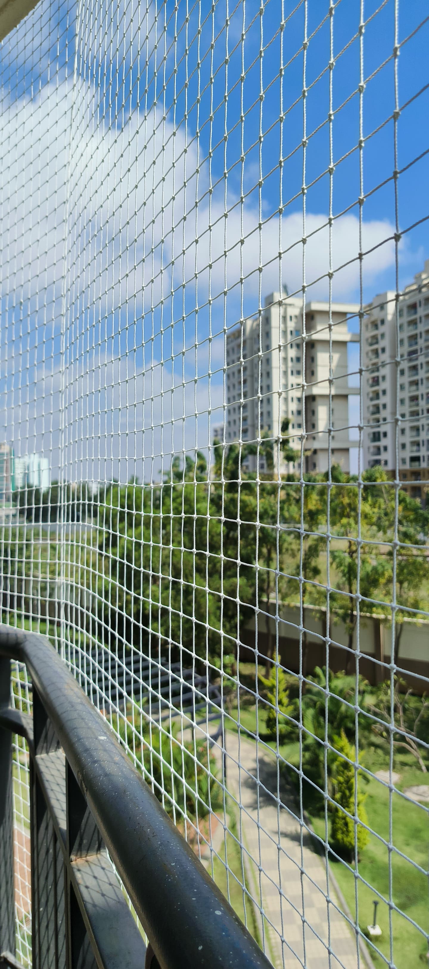 Professional balcony safety nets installation photo 3 in Keesara