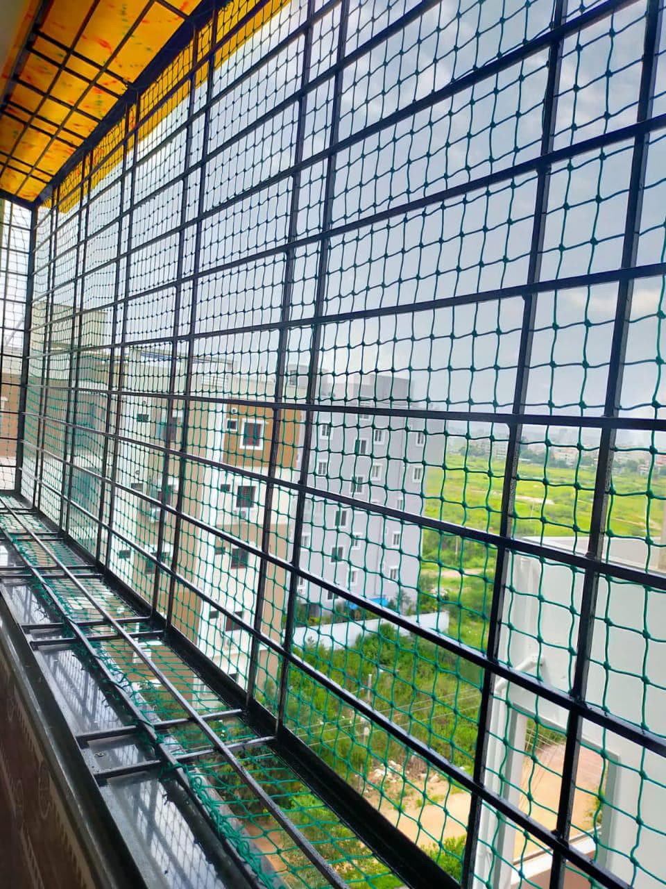 Professional balcony safety nets installation photo 7 in Keesara