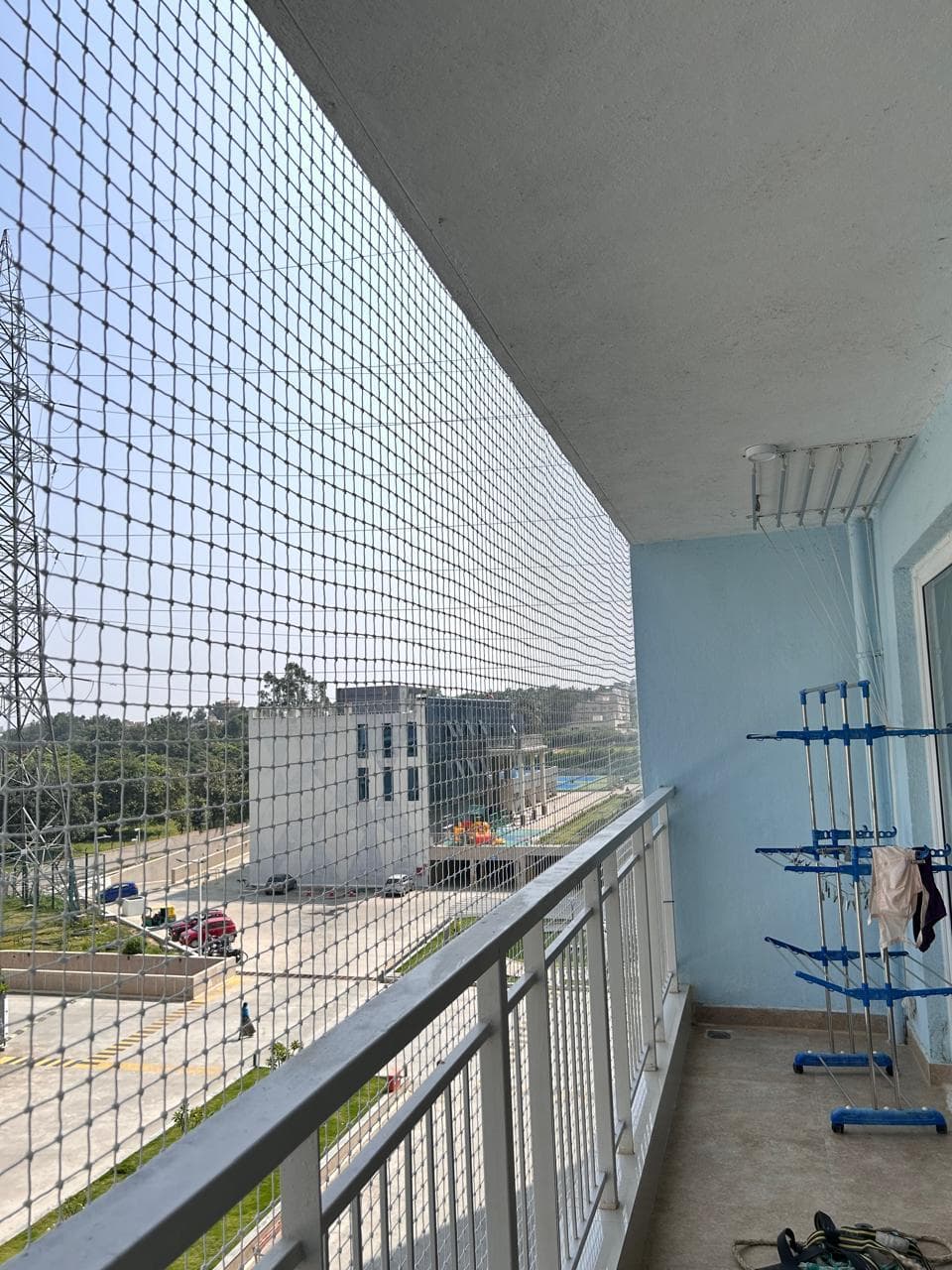 Professional balcony safety nets installation photo 9 in Keesara
