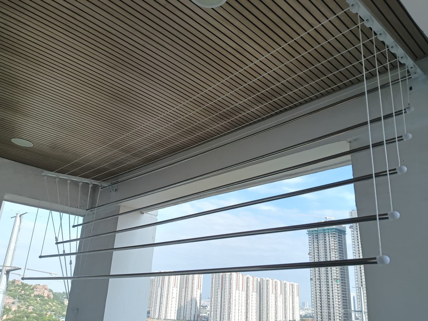 Balcony cloth hanger fixing in Shadnagar hyderabad