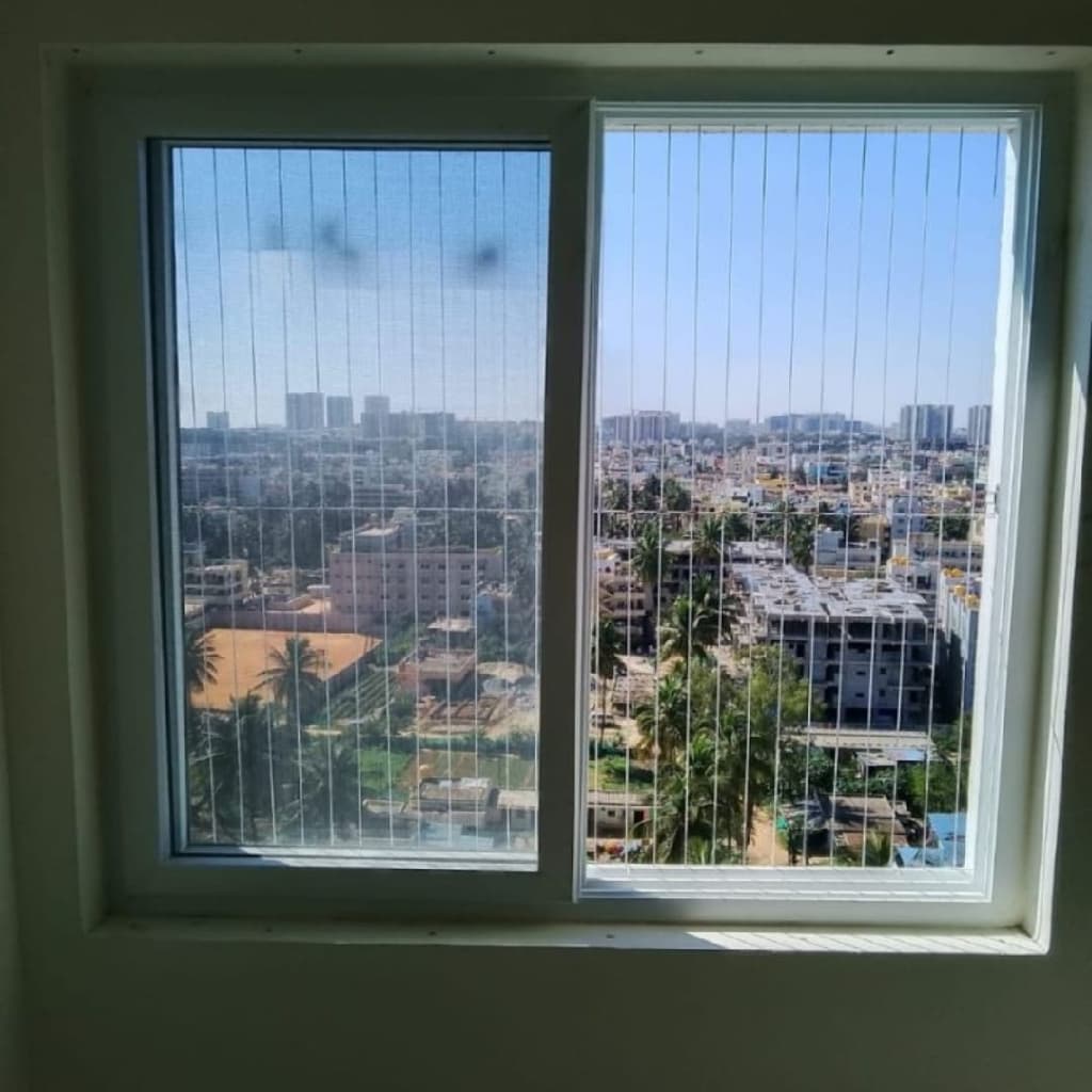 Professional invisible grills installation photo 5 in Madhapur