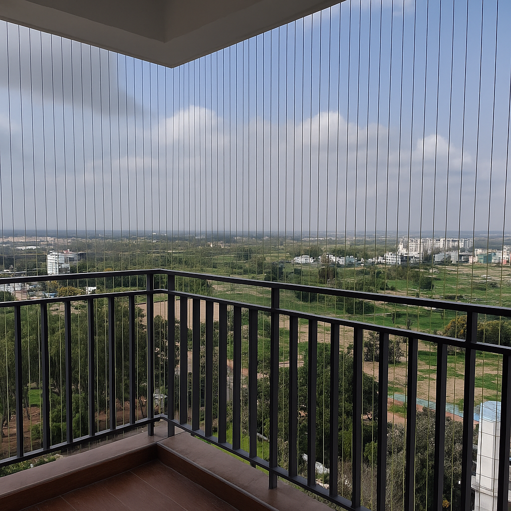 Professional invisible grills installation photo 2 in Hyderabad